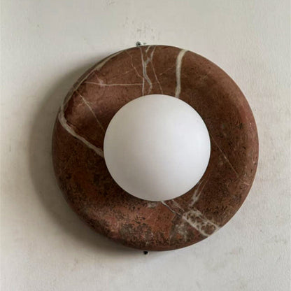 Orli Travertine Marble Sconce