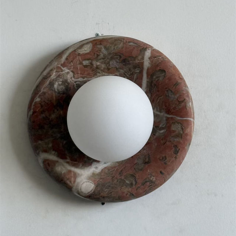 Orli Travertine Marble Sconce