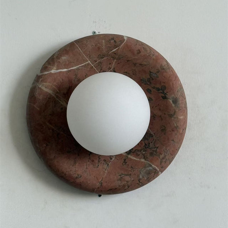 Orli Travertine Marble Sconce