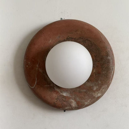 Orli Travertine Marble Sconce