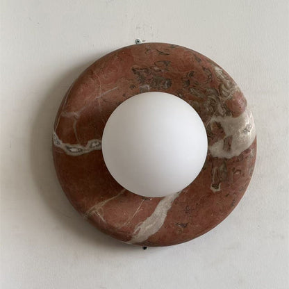 Orli Travertine Marble Sconce