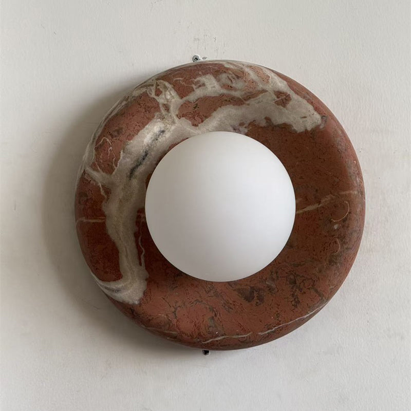 Orli Travertine Marble Sconce