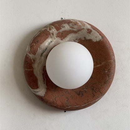 Orli Travertine Marble Sconce