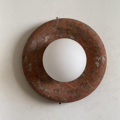 Orli Travertine Marble Sconce