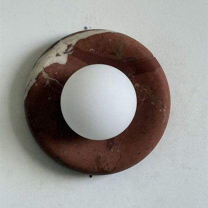 Orli Travertine Marble Sconce
