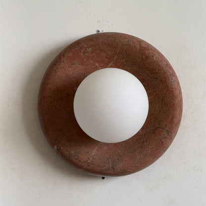 Orli Travertine Marble Sconce
