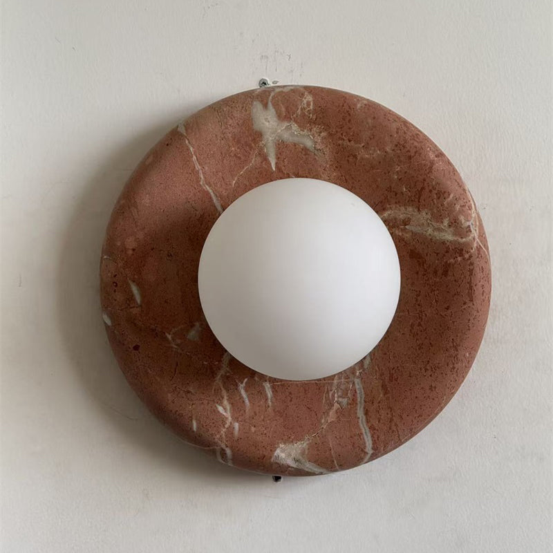 Orli Travertine Marble Sconce