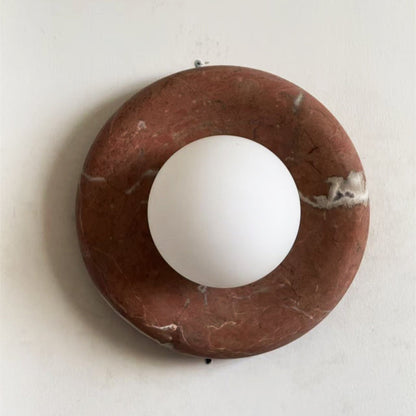 Orli Travertine Marble Sconce