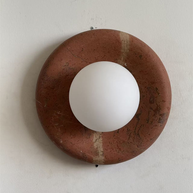 Orli Travertine Marble Sconce