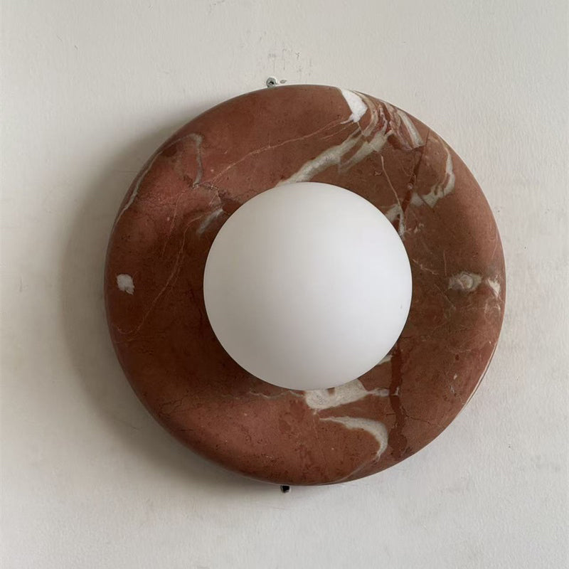 Orli Travertine Marble Sconce
