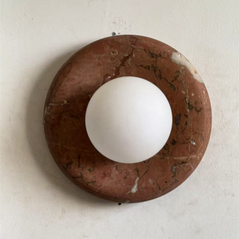 Orli Travertine Marble Sconce