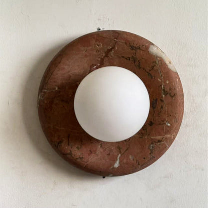 Orli Travertine Marble Sconce