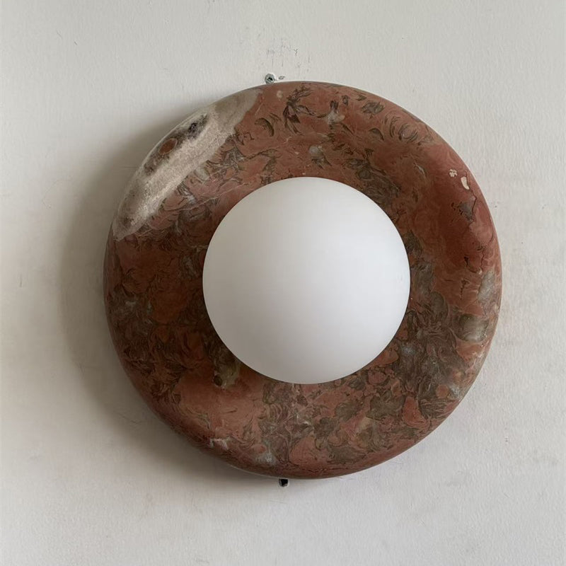 Orli Travertine Marble Sconce