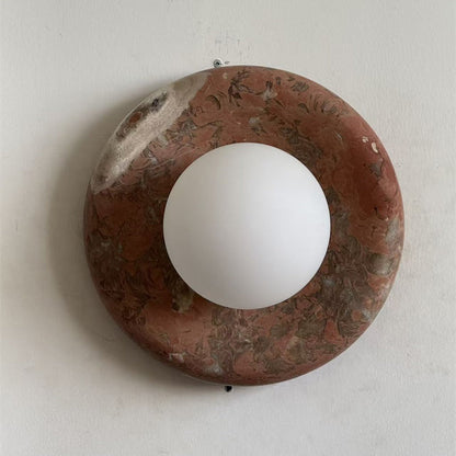 Orli Travertine Marble Sconce