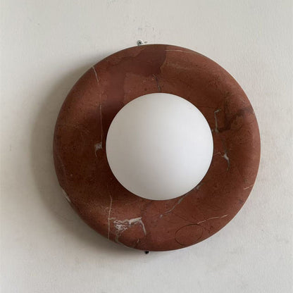 Orli Travertine Marble Sconce
