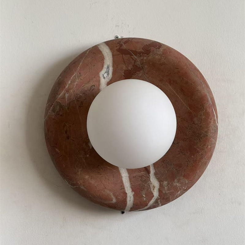 Orli Travertine Marble Sconce