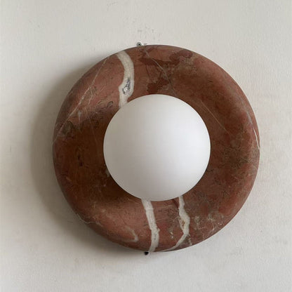 Orli Travertine Marble Sconce