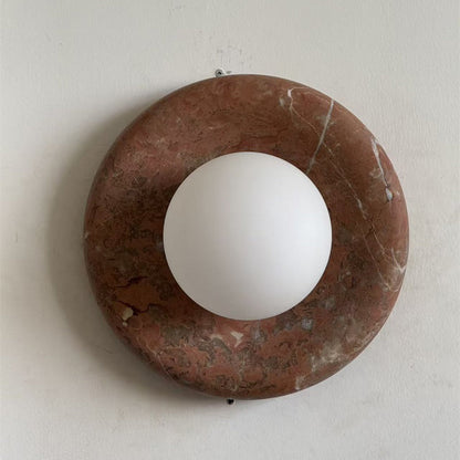 Orli Travertine Marble Sconce