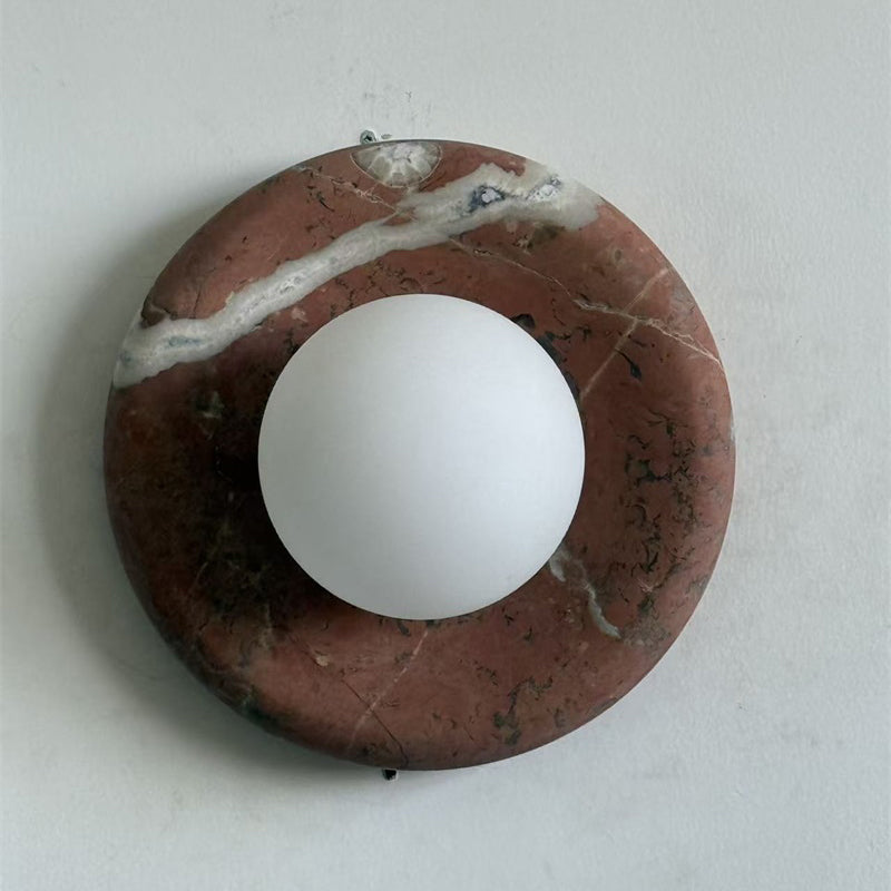 Orli Travertine Marble Sconce