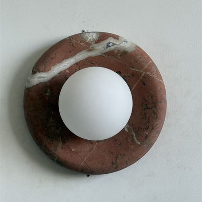 Orli Travertine Marble Sconce