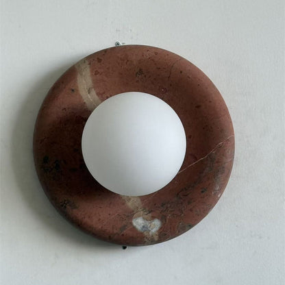 Orli Travertine Marble Sconce