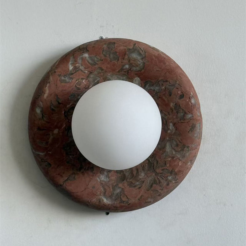 Orli Travertine Marble Sconce