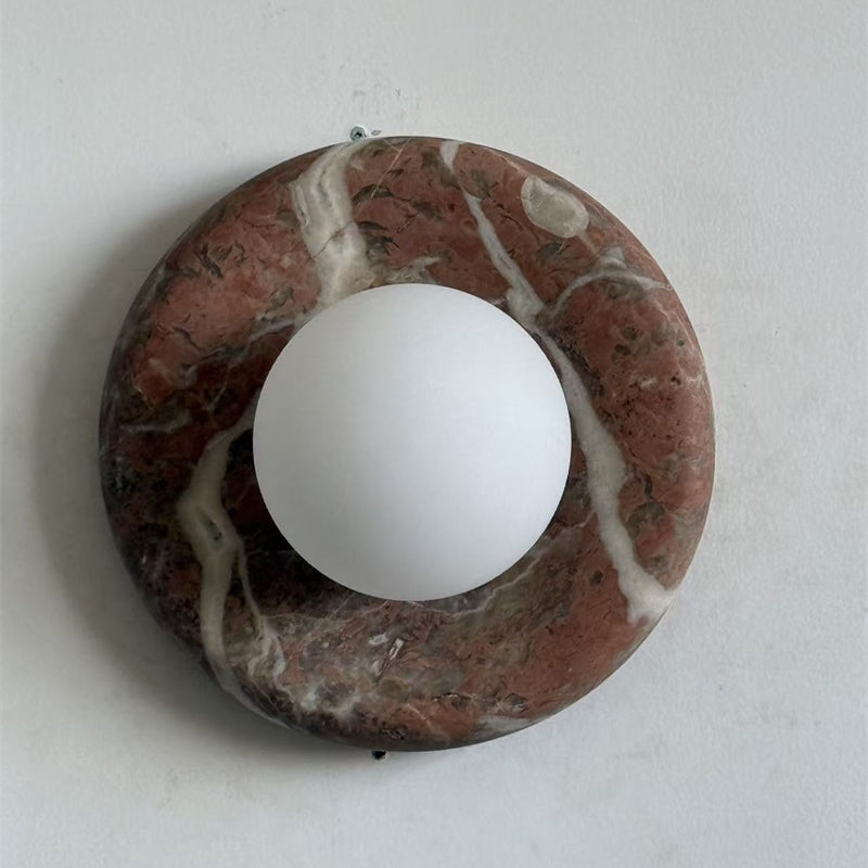 Orli Travertine Marble Sconce
