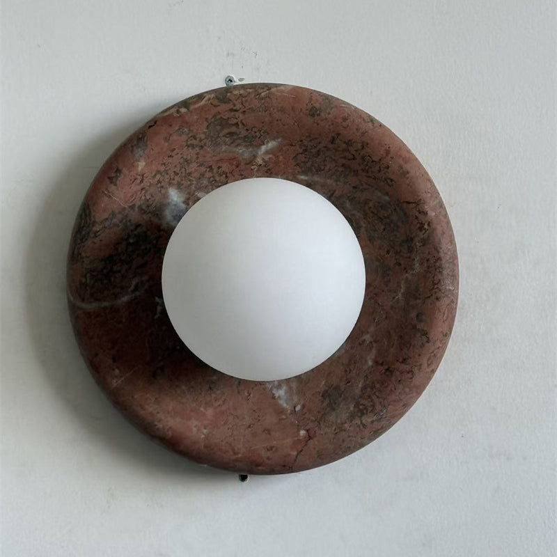 Orli Travertine Marble Sconce