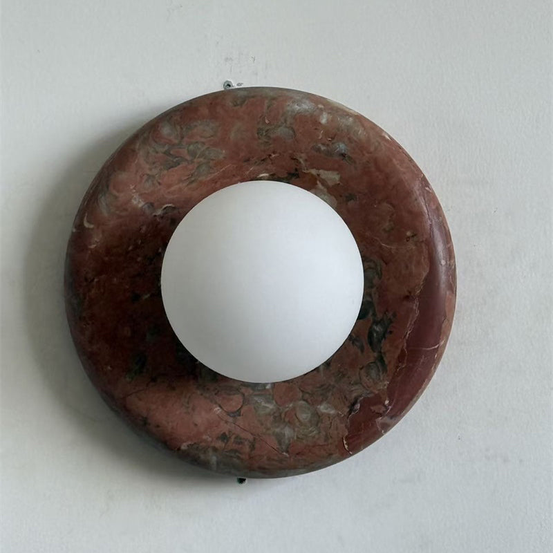 Orli Travertine Marble Sconce