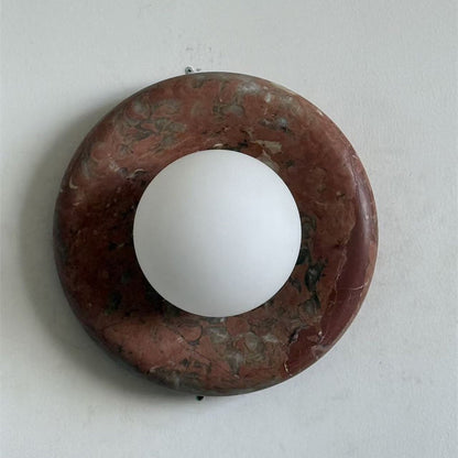 Orli Travertine Marble Sconce
