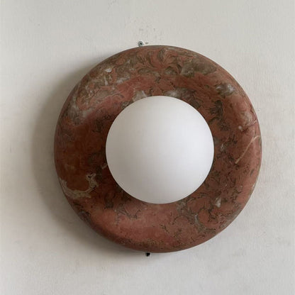 Orli Travertine Marble Sconce