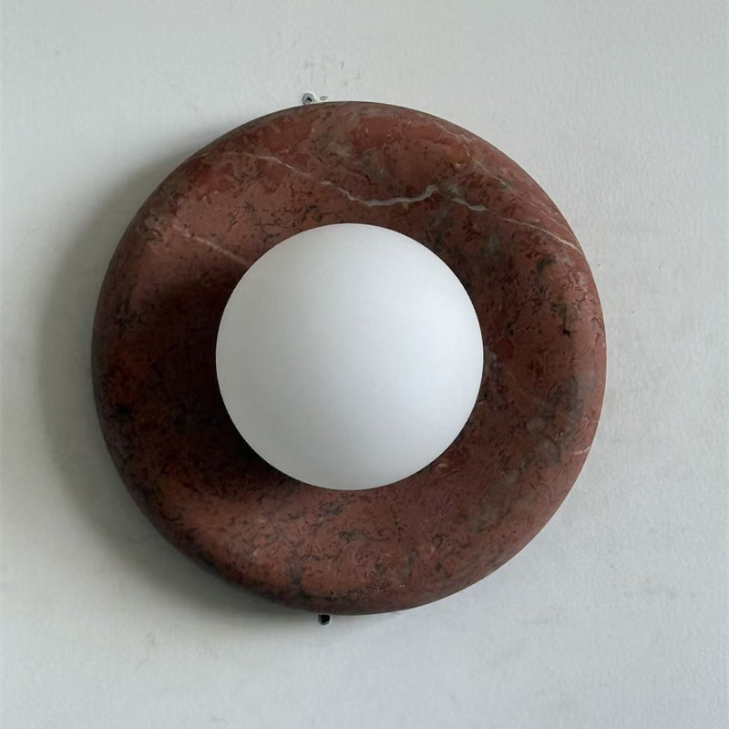 Orli Travertine Marble Sconce
