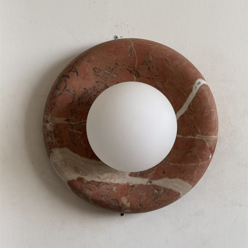 Orli Travertine Marble Sconce