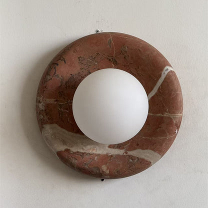 Orli Travertine Marble Sconce