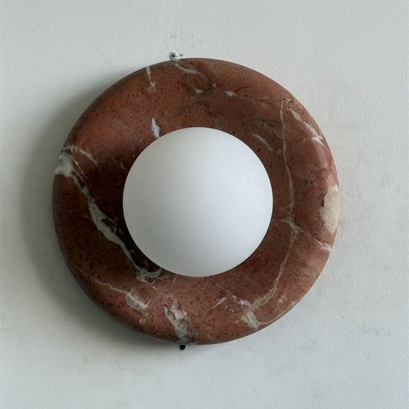 Orli Travertine Marble Sconce