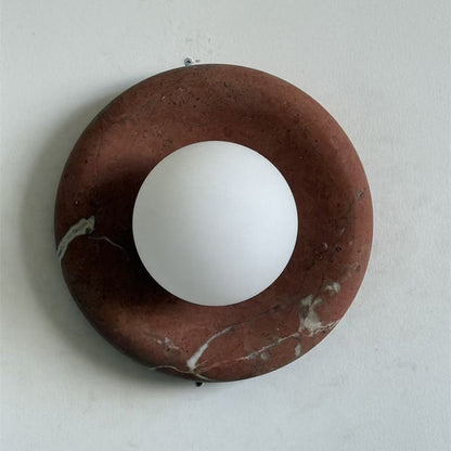 Orli Travertine Marble Sconce
