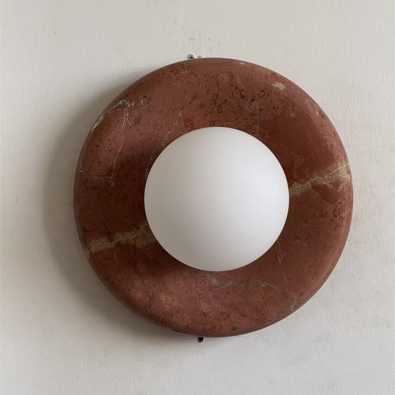 Orli Travertine Marble Sconce