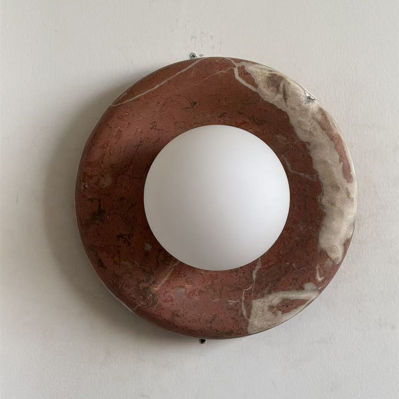 Orli Travertine Marble Sconce