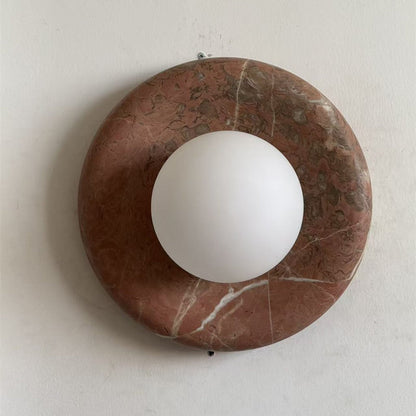 Orli Travertine Marble Sconce
