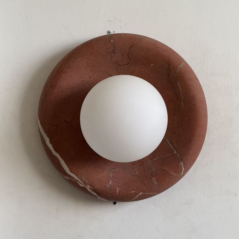 Orli Travertine Marble Sconce