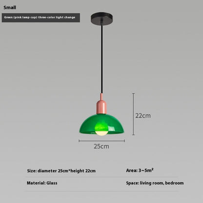 Bauhaus Glass Retro Designer Pendant Light