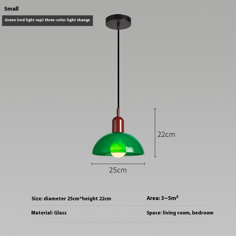 Bauhaus Glass Retro Designer Pendant Light
