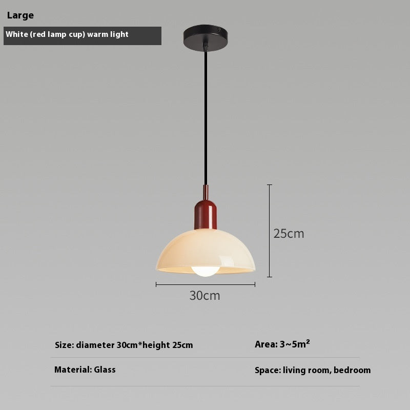 Bauhaus Glass Retro Designer Pendant Light