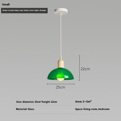 Bauhaus Glass Retro Designer Pendant Light