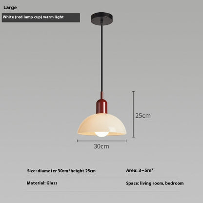 Bauhaus Glass Retro Designer Pendant Light