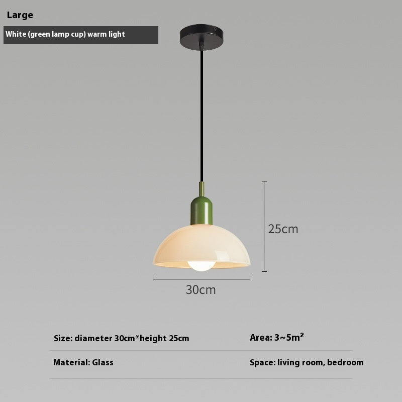 Bauhaus Glass Retro Designer Pendant Light