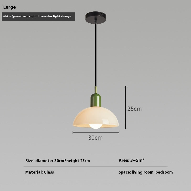 Bauhaus Glass Retro Designer Pendant Light