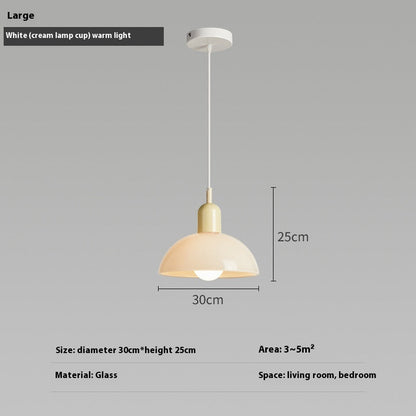Bauhaus Glass Retro Designer Pendant Light