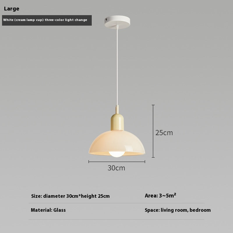 Bauhaus Glass Retro Designer Pendant Light