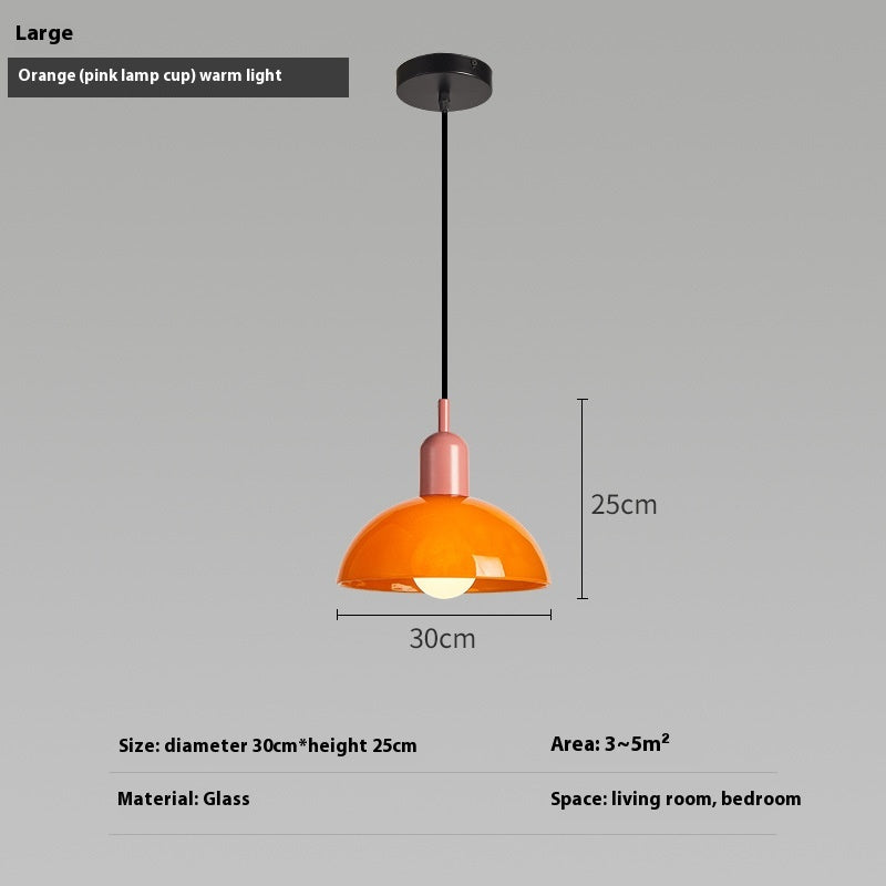 Bauhaus Glass Retro Designer Pendant Light